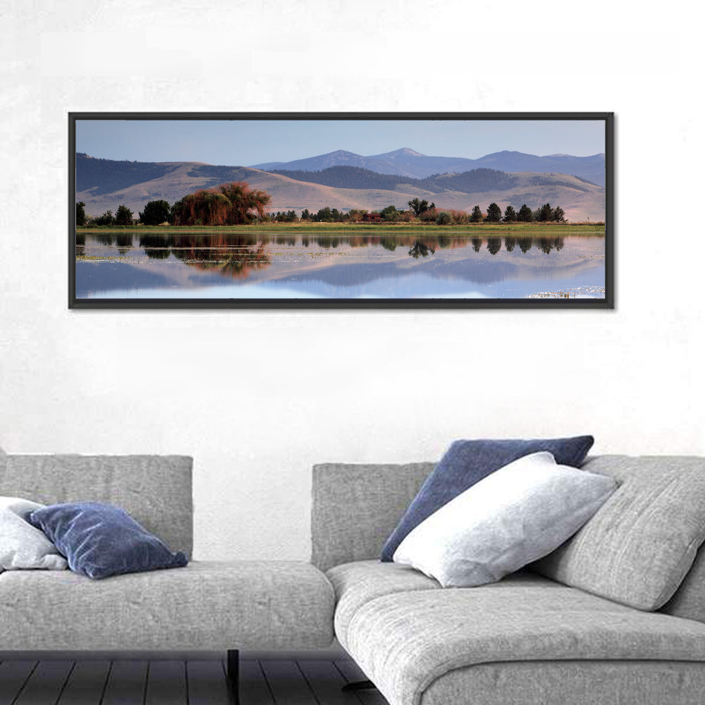 Mission Valley Lake Reflection Wall Art