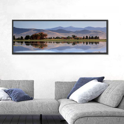 Mission Valley Lake Reflection Wall Art