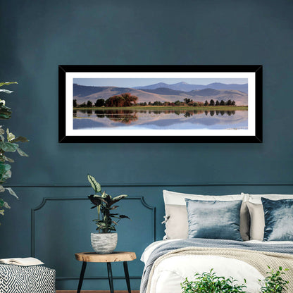 Mission Valley Lake Reflection Wall Art