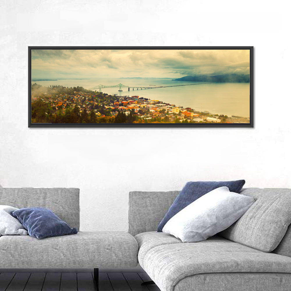 Astoria-megler Bridge Cityscape Wall Art