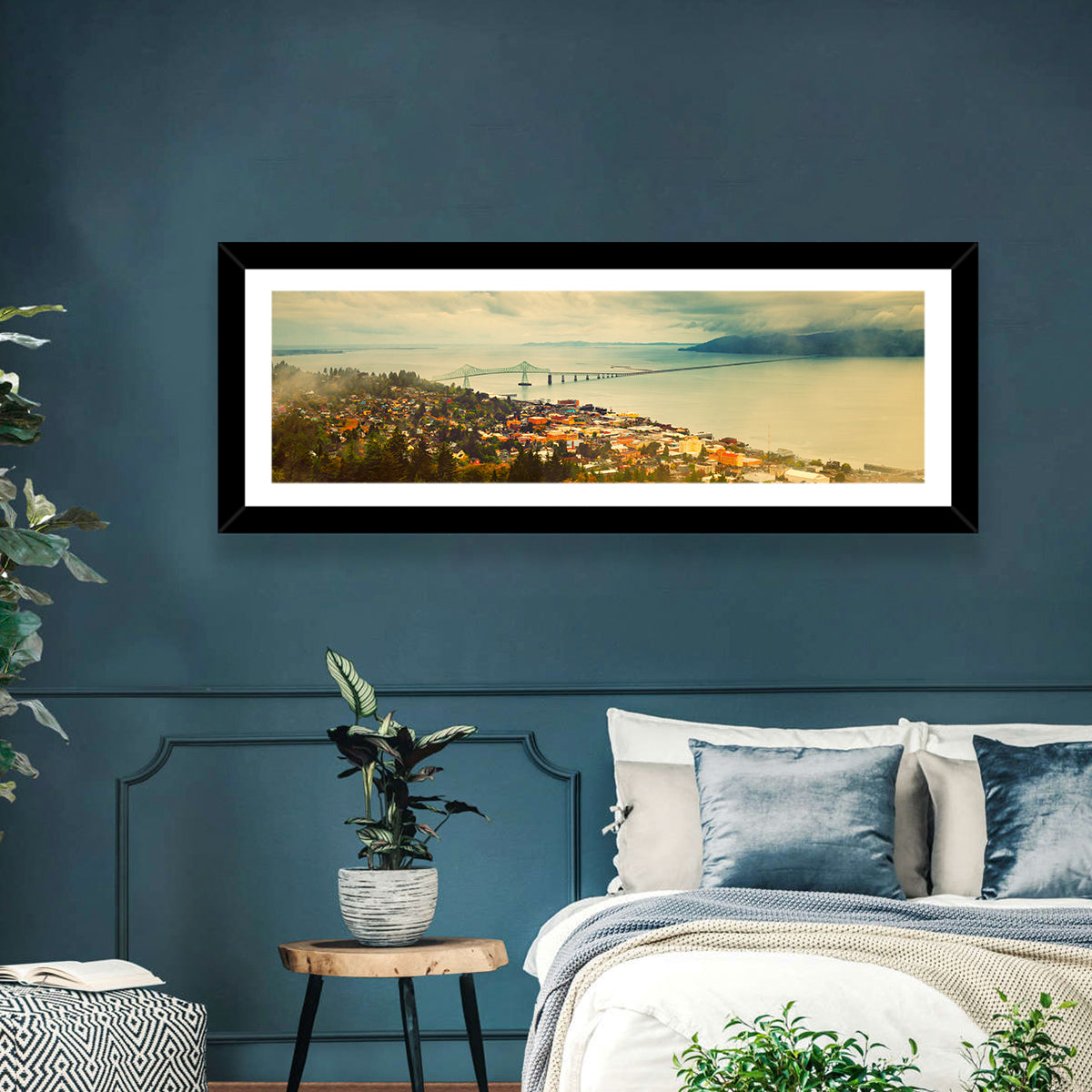 Astoria-megler Bridge Cityscape Wall Art