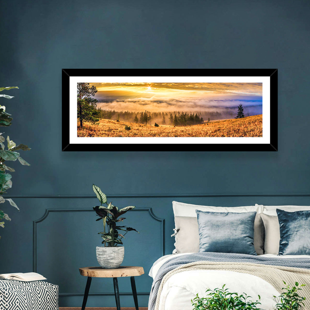 Ural Taiga Sunrise Wall Art