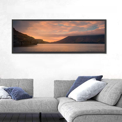 Kleifarvatn Lake at Sunset Wall Art