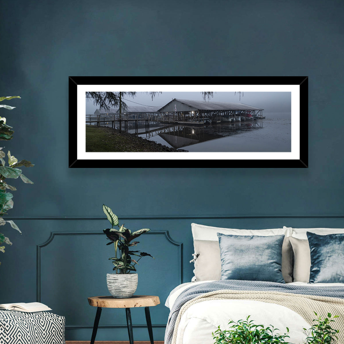 Ozark Beach Resort Boathouse Wall Art