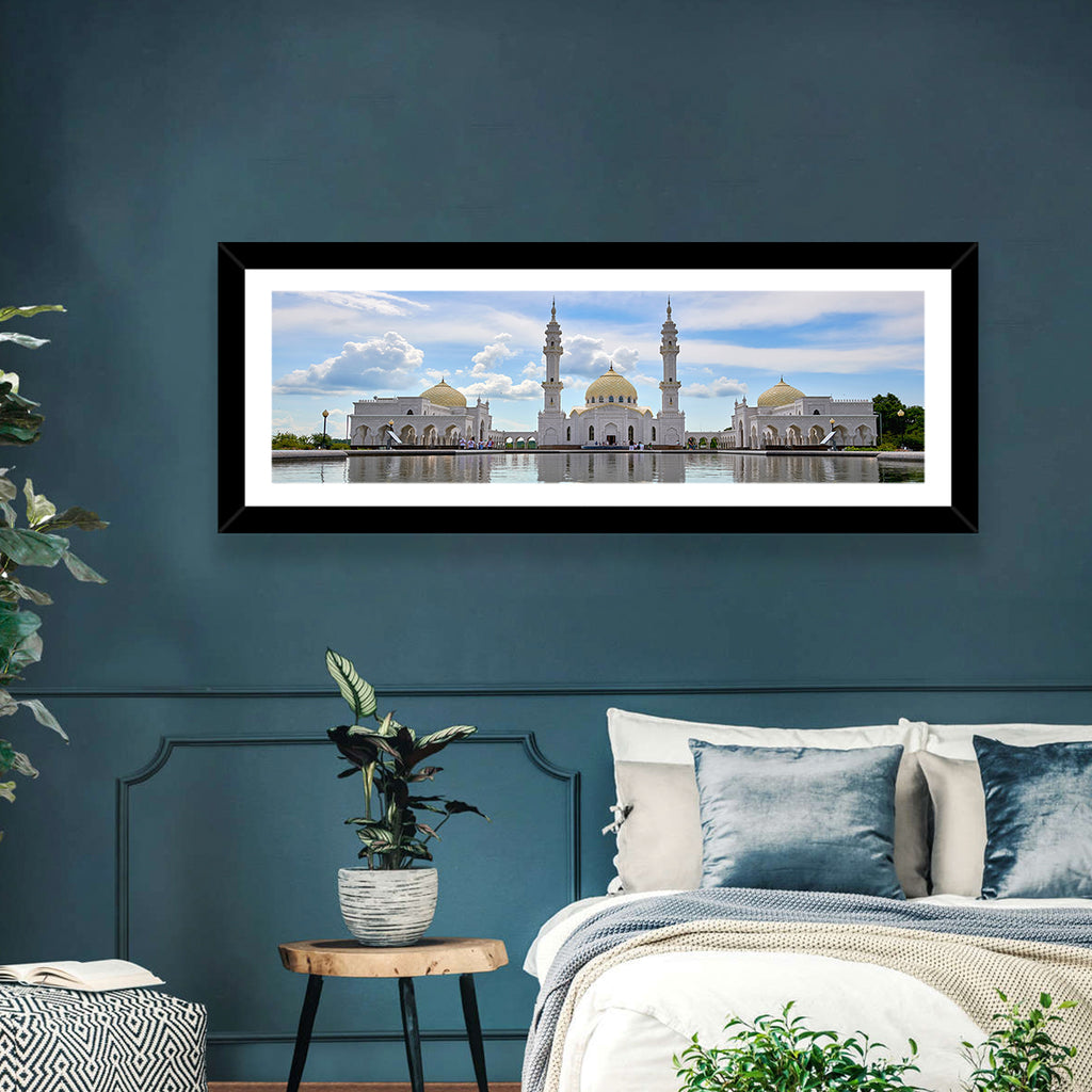 Bolgar White Mosque Reflection Wall Art