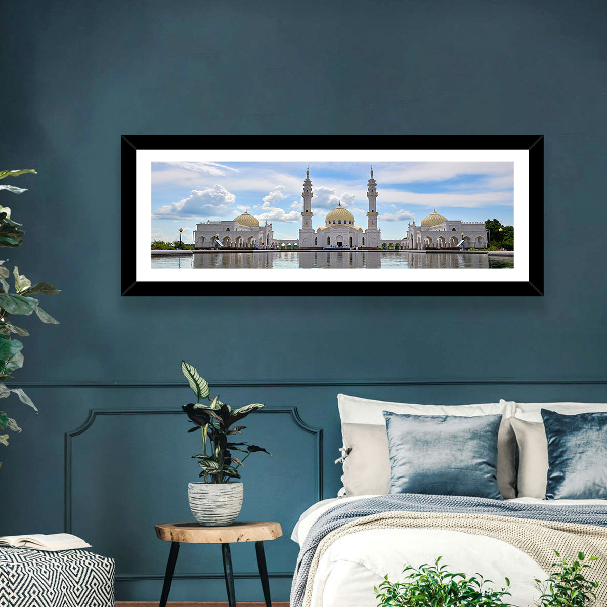 Bolgar White Mosque Reflection Wall Art