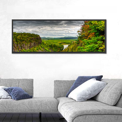 Ouimet Canyon Autumn View Wall Art