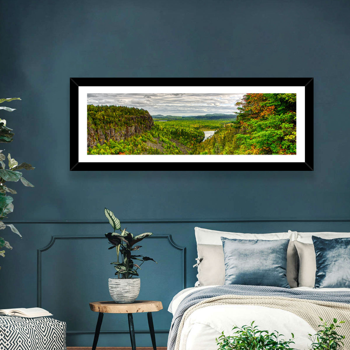 Ouimet Canyon Autumn View Wall Art