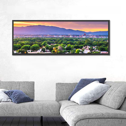 Albuquerque Skyline at Dusk Wall Art