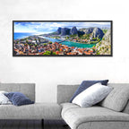 Omiš Cetina River Mouth Canyon View Wall Art
