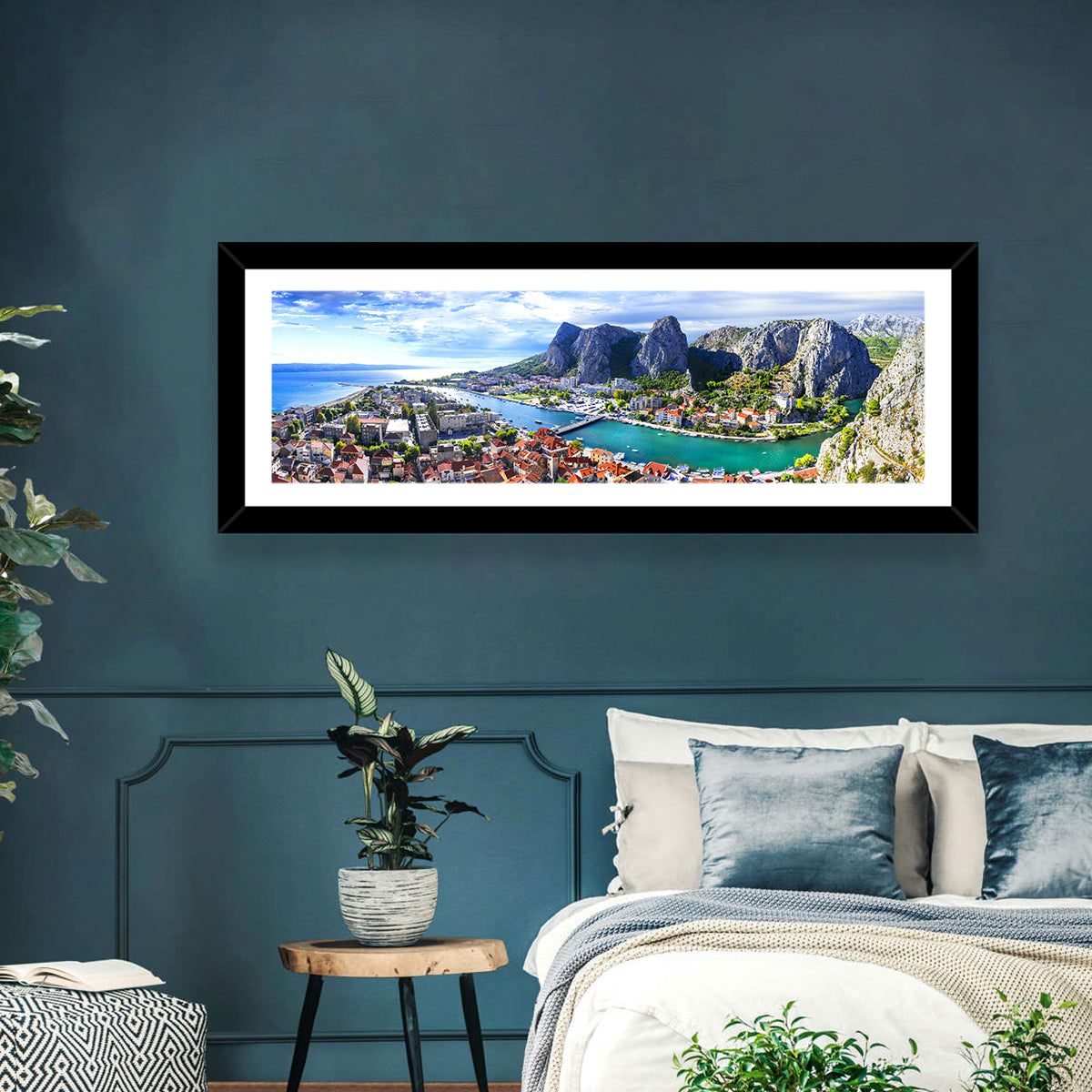 Omiš Cetina River Mouth Canyon View Wall Art