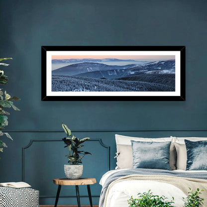 Jeseníky Winter Mist Wall Art