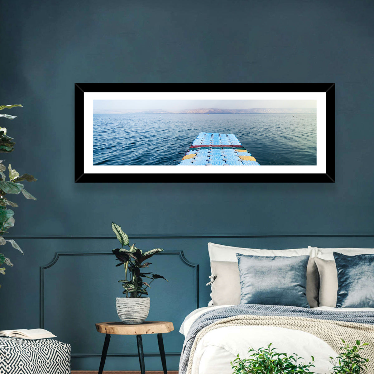 Galilee Floating Dock at Tiberias Wall Art