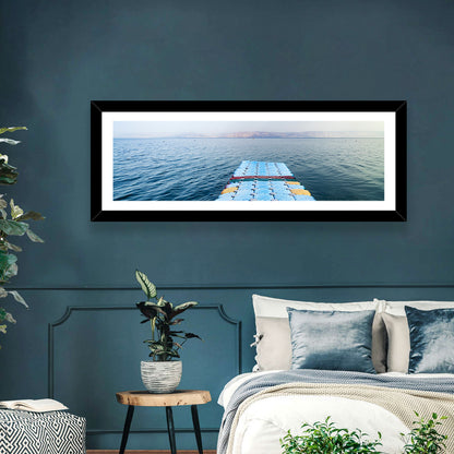 Galilee Floating Dock at Tiberias Wall Art