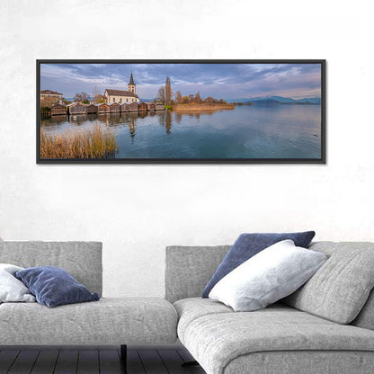Busskirch Church on Lake Obersee Wall Art
