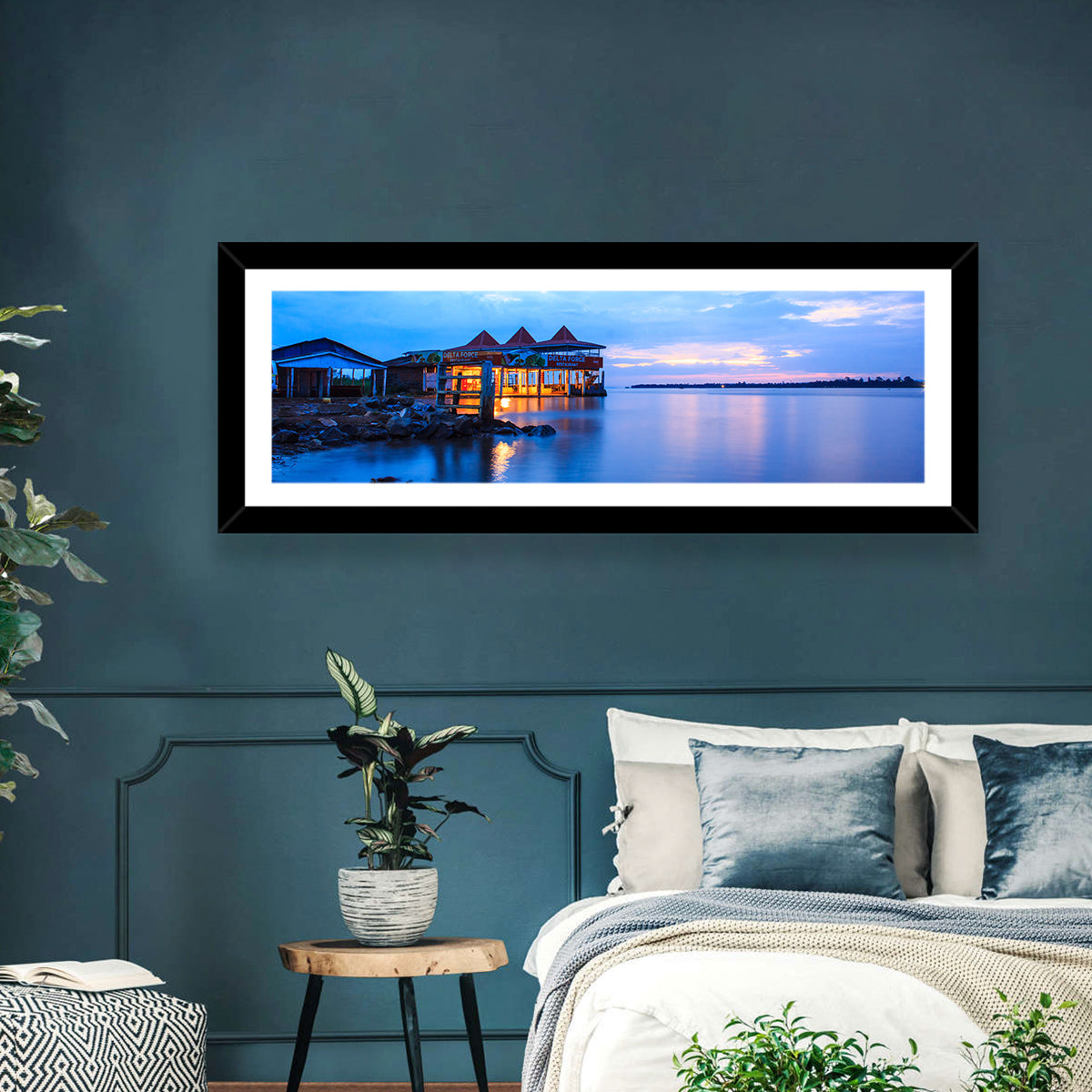 Twilight Restaurant on Lake Victoria Wall Art