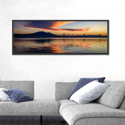 Lake Chapala Golden Dusk Wall Art