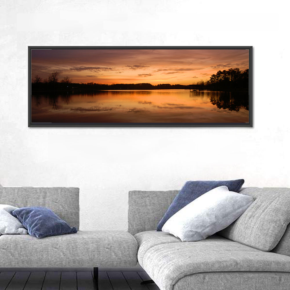 Lake Weiss Sunrise Reflection Wall Art