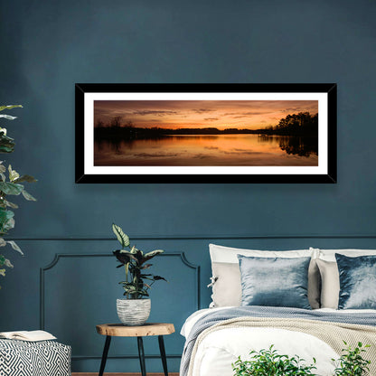 Lake Weiss Sunrise Reflection Wall Art