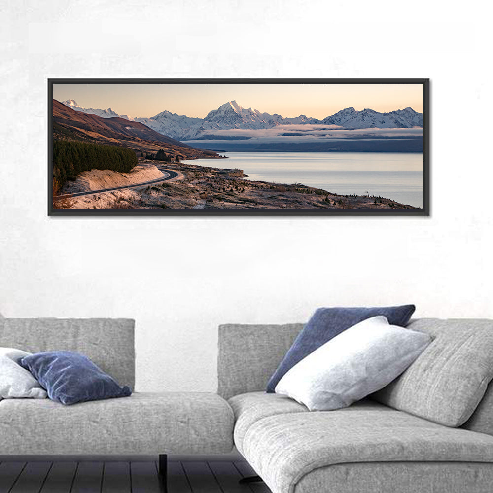 Mount Cook Over Lake Pukaki Wall Art