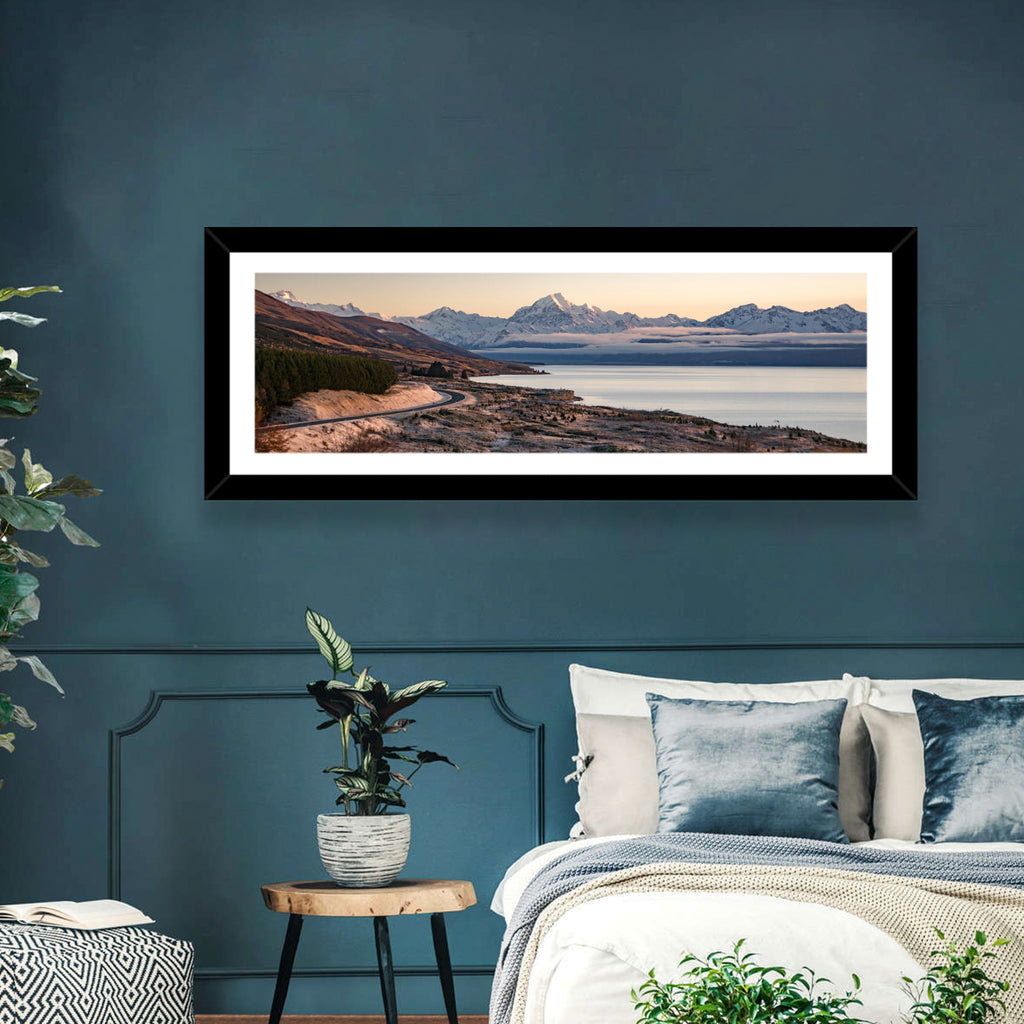 Mount Cook Over Lake Pukaki Wall Art