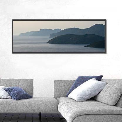 Kalymnos Shore at Blue Hour Wall Art