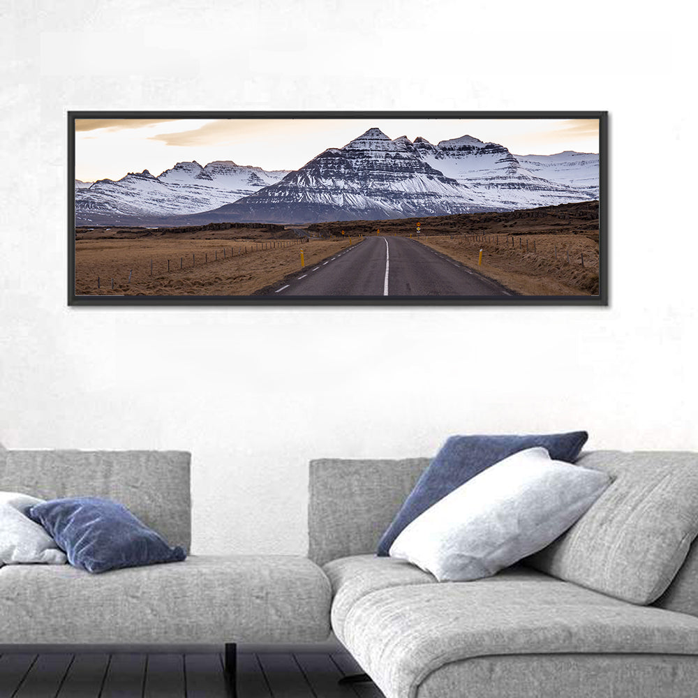 East Fjords Road at Dusk Wall Art