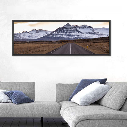 East Fjords Road at Dusk Wall Art