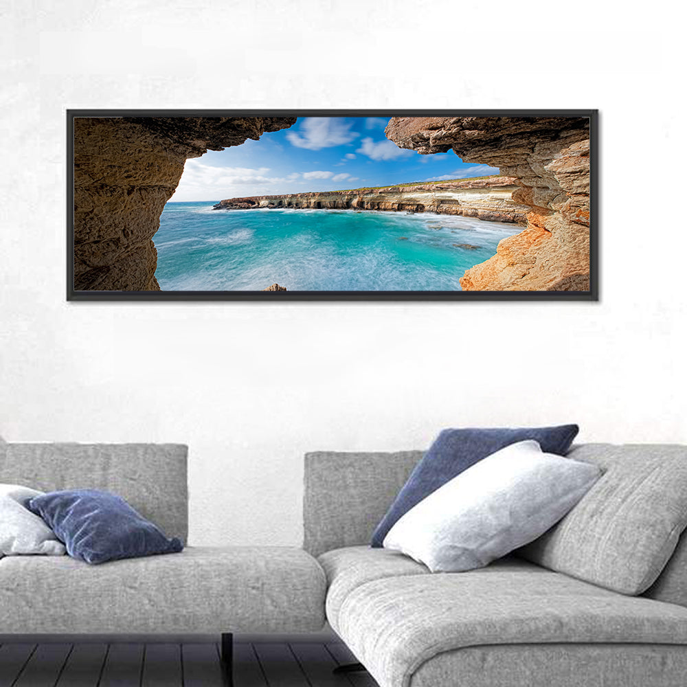 Cape Greko Sea Cave View Wall Art