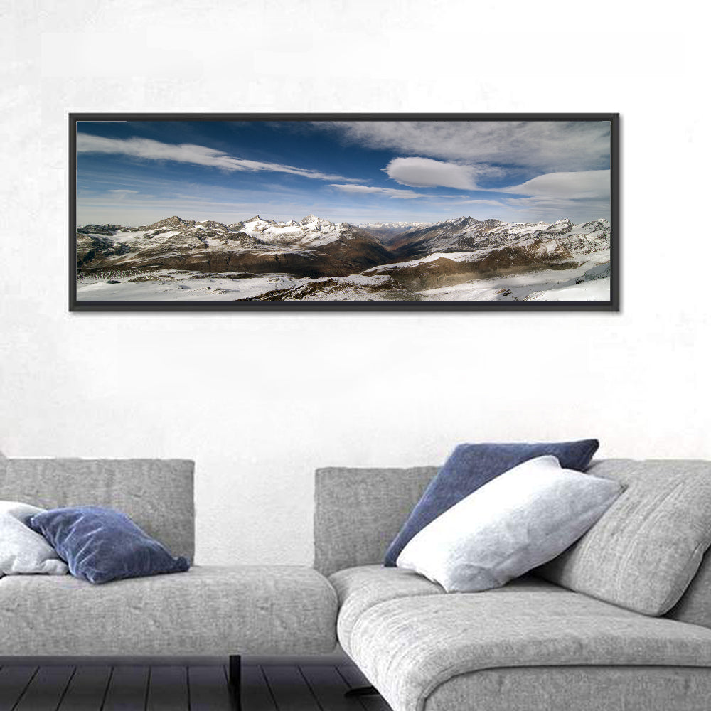 Snow-capped Peaks of Zermatt Wall Art
