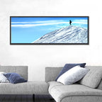 Mountaineer Summit Silhouette Wall Art