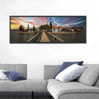Agios Achilleios Monastery at Sunset Wall Art
