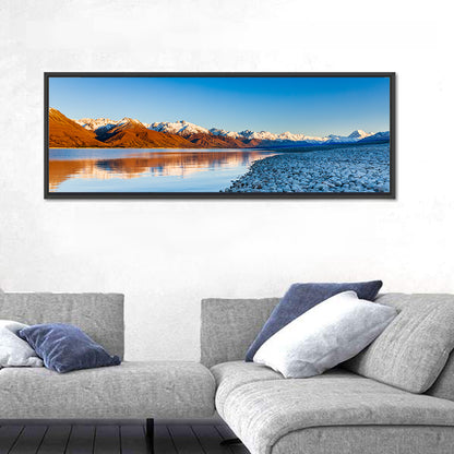 Lake Pukaki Sunset Reflection Wall Art