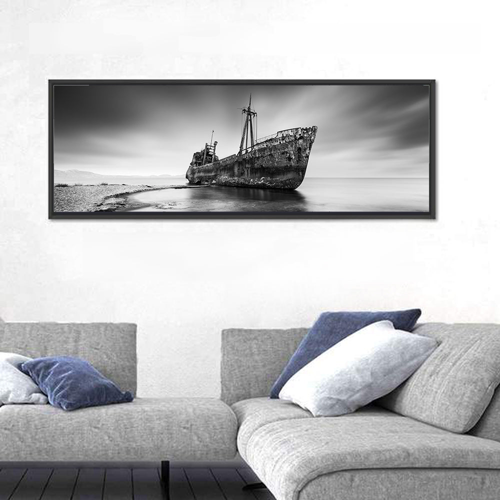Dimitrios Shipwreck, Gytheio Wall Art