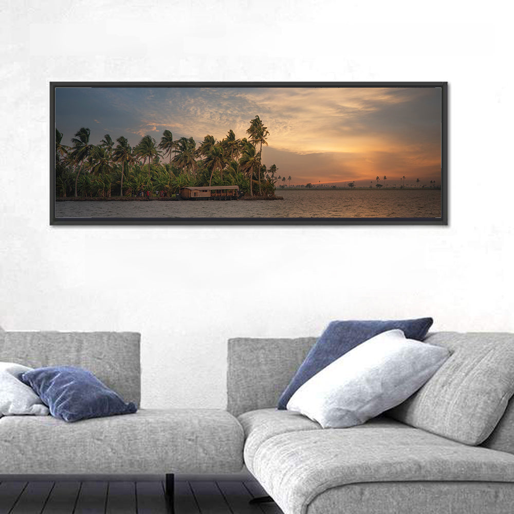Vembanad Lake Sunset Wall Art