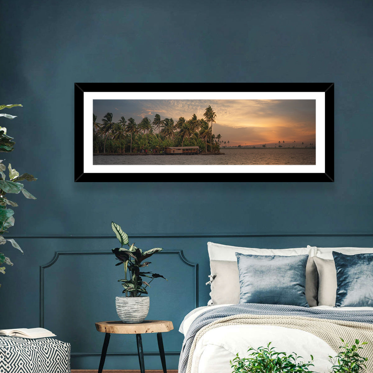 Vembanad Lake Sunset Wall Art