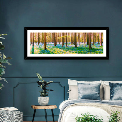Hallerbos Bluebell Forest Wall Art