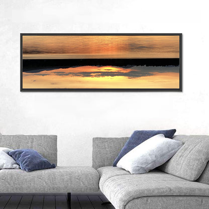 Lake Pleasant Golden Sunset Wall Art
