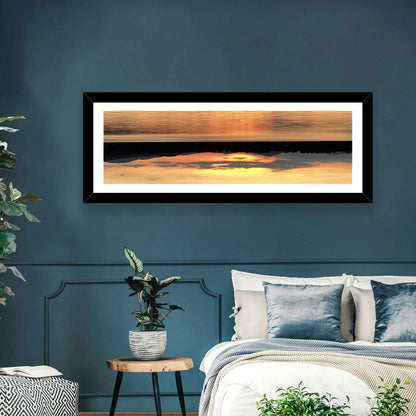 Lake Pleasant Golden Sunset Wall Art