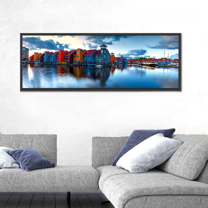 Groningen Port Sunrise Wall Art