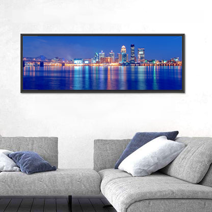 Louisville Skyline at Dusk Wall Art