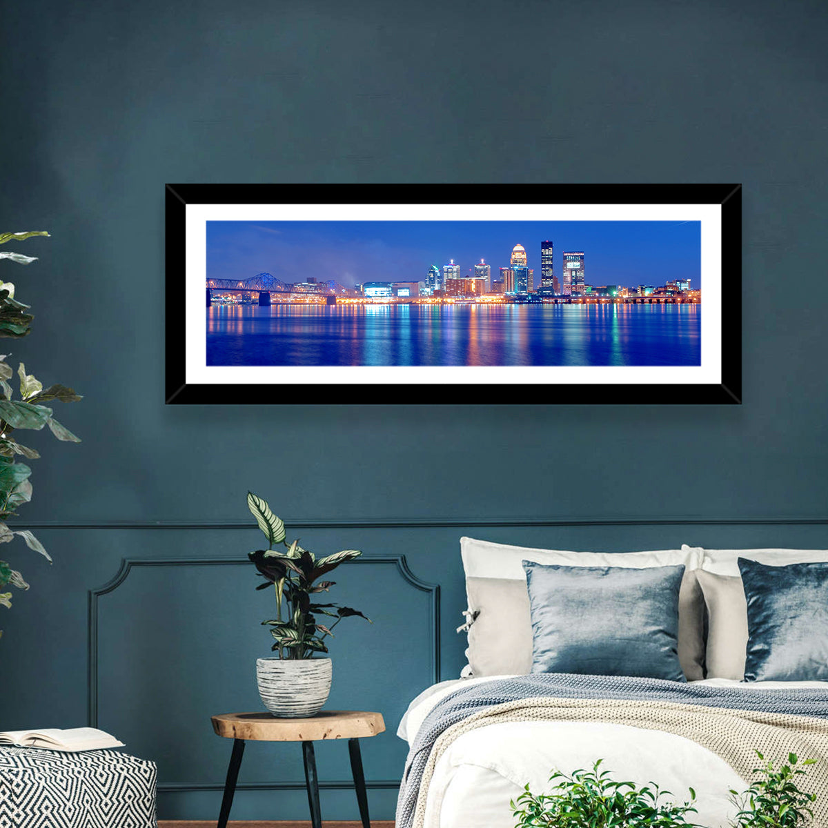 Louisville Skyline at Dusk Wall Art