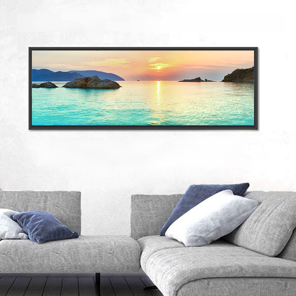 Con Dao Sunrise Over Turquoise Sea Wall Art