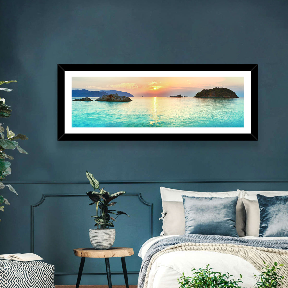 Con Dao Sunrise Over Turquoise Sea Wall Art