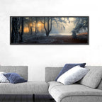 Frosted Forest Morning Light Wall Art