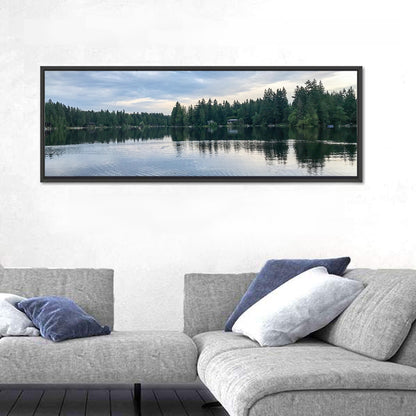 Beaver Lake Park Sunrise Reflection Wall Art