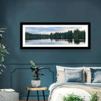 Beaver Lake Park Sunrise Reflection Wall Art