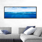 Split-level Ocean Sunlight Wall Art