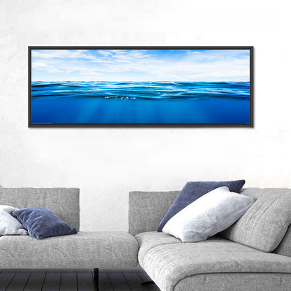 Split-level Ocean Sunlight Wall Art