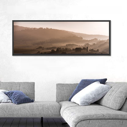 Misty Morning Lake Czorszczynskie Wall Art